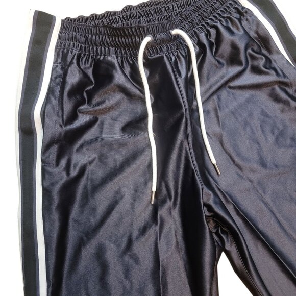 Nike Y2K Tear-Away Basketball Pants Men’s L NWT Navy Blue White Stripe - Picture 3 of 11